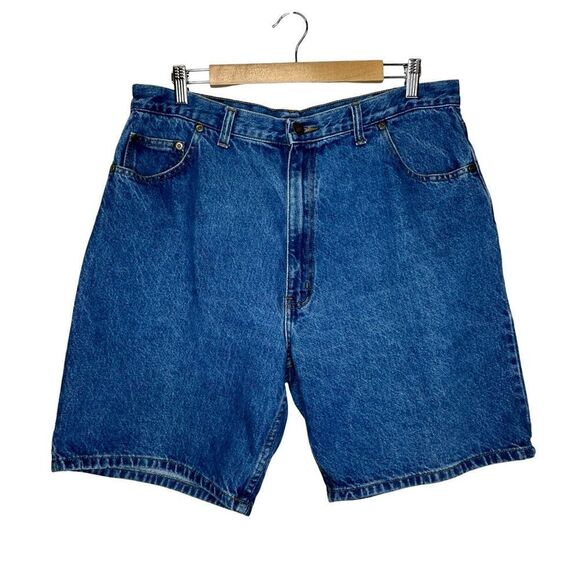 Vintage HUNT CLUB Men’s Denim Jean Jorts Shorts 100% Cotton Size 38 - Picture 3 of 11